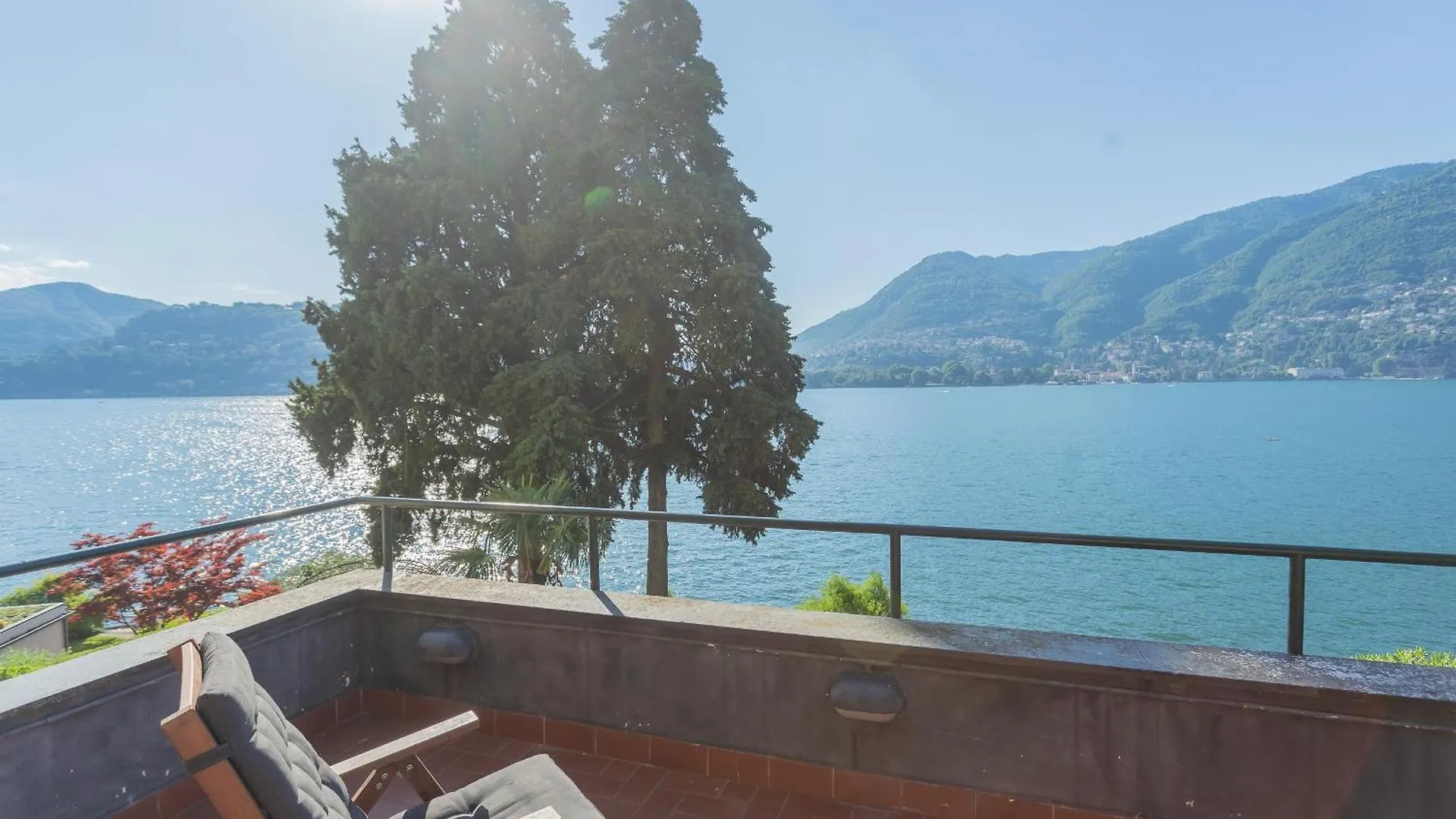 Front Lake Apartment With Private Funicular By Rent All Como 0*,